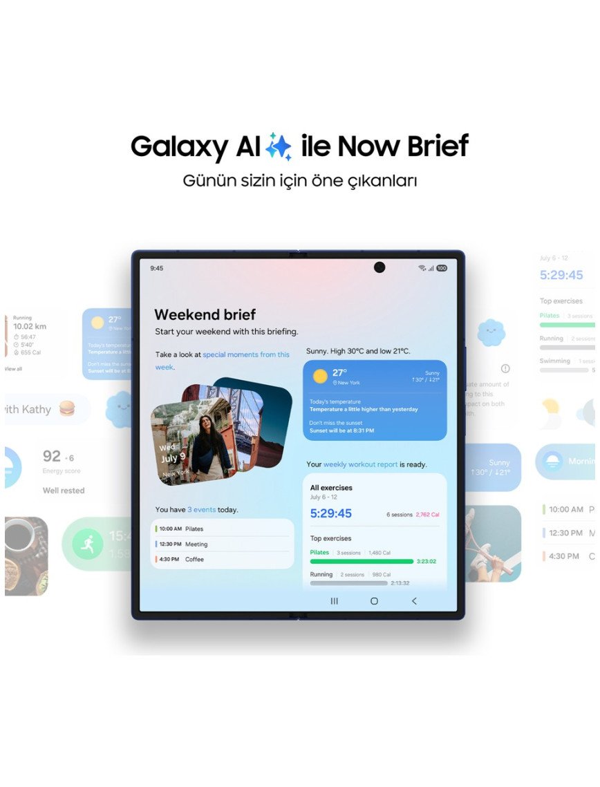 Samsung Galaxy Z Fold7 512 GB 12 GB Ram (Samsung Türkiye Garantili) Gölge Mavisi